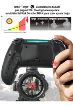 Joystick Inalámbrico Dynacom Dy-054346 Negro Bluetooth Ps4 Xbox - Image 8