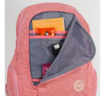 Mochila Samsonite Varios Compartimientos Acolchonada Premium Rosa - Image 2