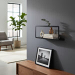 Estante Con Marco Multiuso Diseño Metalico Objetos Ult Mod