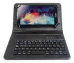 Funda Plegable Ecocuero Con Teclado Universal Calidad - Image 2