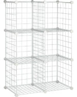 Set Cubos X 6 Organizador Exclusivo Modernos 2 Opciones Deco Blanco Lisa