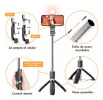 Palo Selfie Celular Extensible Con Control Remoto Bluetooth - Image 3