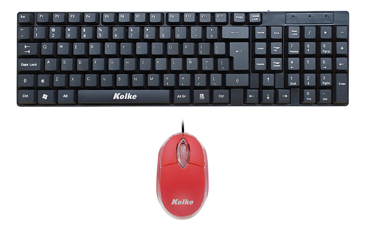 D_NQ_NP_755749-MLA89356830491_082025-F.jpg Teclado Tradicional Pc Usb 106 Teclas + Mouse Usb Con Luz Negro - Image 1