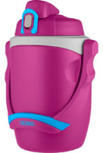 Botella Termo Marca Thermos 1,9l Deportivo 12hs Frio Real ! Color Rosa Con Azul - Image 3