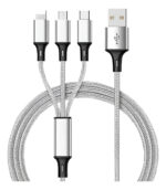Cable De Carga Usb 3 En 1 Ficha Multiple Diseño Calidad - Image 7