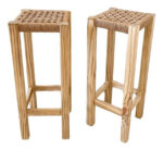 Set X 2 Banco Alto Tabuerete Hilo Kraft Grande Premium - Image 2