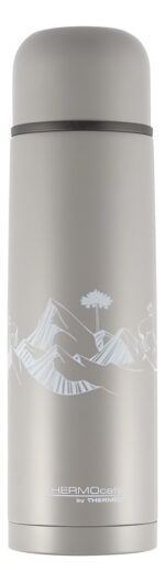 Kit Premium: Termo Mate Reforzado 350ml Gris Oscuro + Mate Resistente Con Bombilla Negro Mate - Image 2