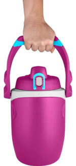 Botella Termo Marca Thermos 1,9l Deportivo 12hs Frio Real ! Color Rosa Con Azul - Image 4