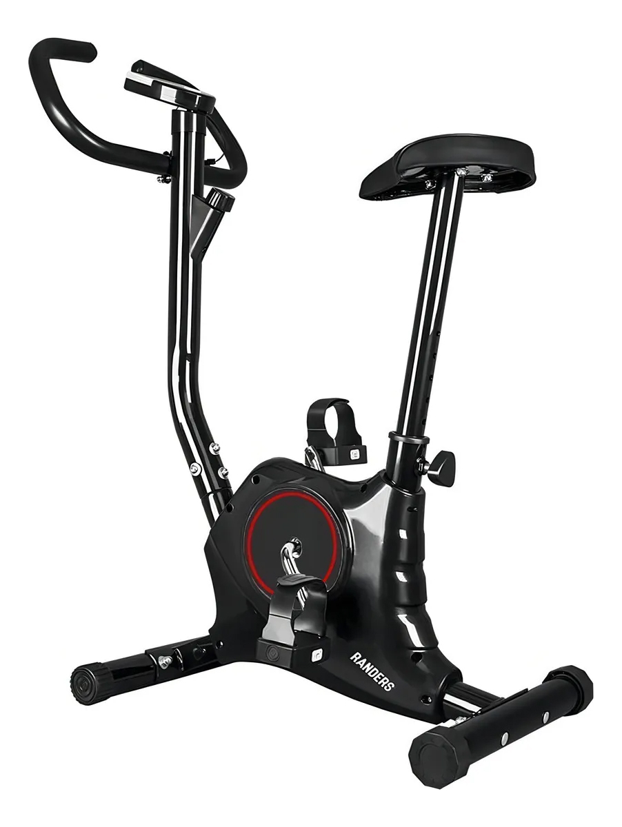 D_NQ_NP_761202-MLA81889818938_012025-F.jpg Bicicleta Fija De Entrenamiento Con Pantalla Reforzada Negro - Image 1