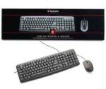Kit Teclado Y Mouse Usb Verbatim Ramos Mejia Diseño Nuevo Negro Negro