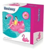 Flotador Inflable Flamenco Grande Bestway 41108 Rosa Chicle - Image 7
