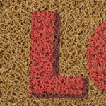 Felpudo Antideslizante Pvc 30x70 Cm Diseño Love Marrón Rojo Entrada Casa 70 Cm 30 Cm Marrón Y Rojo - Image 3