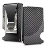 Billetera Slim Tarjetero Aluminio Fibra De Carbono Premium - Image 2