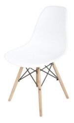 Juego De Comedor Irlanda Mesa Diseño Moderno + 4 Sillas Blanco Liso - Image 7