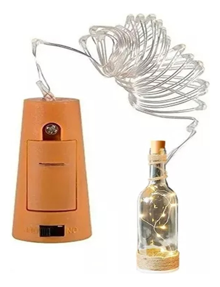 D_NQ_NP_767881-MLA74322050314_022024-F.jpg Corcho Con Luz Led Para Decoración Calidad Premium Plateado - Image 1