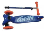 Monopatin De Aluminio Scooter 3 Ruedas Freno Calidad Premium Azul Nerf - Image 2