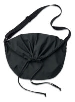 Bolso Uniqlo Con Cordon Drawstring Shoulder Reforzado Negro Liso - Image 2