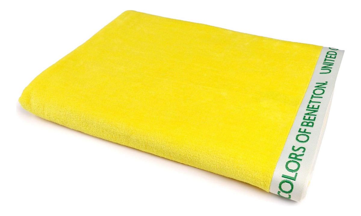 D_NQ_NP_771272-MLA100959993046_122025-F.jpg Set X2 Toallas De Playa Algodon Benetton Secado Rapido Azul Y Verde Lisa - Image 1