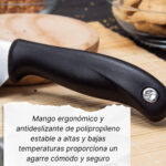 Cuchillo De Cocina Chef Cocinero 15cm Acero 3 Claveles Evo Color Negro - Image 9