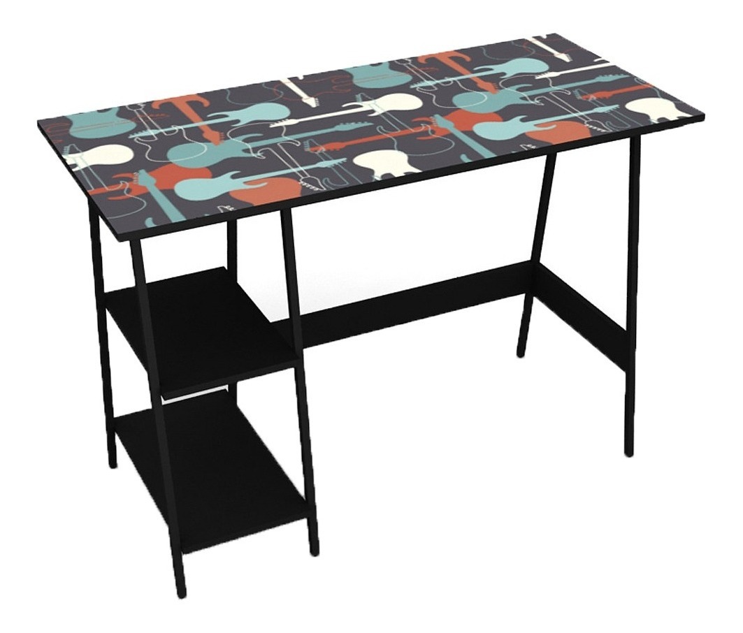 D_NQ_NP_774237-MLA46078795024_052021-F.jpg Escritorio Ideal Dibujo Mesa Pc Repisas Con Diseño Premium - Image 1