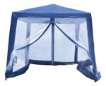 Gazebo 3x3 Reforzado Con Mosquitero Rafia Carpa Impermeable