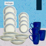 Set De Vajillas 16 Piezas Corona Antonella Diseño Premium - Image 2