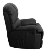 Sillon Reclinable Relax Negro Modelo Cine Ultra Gigante  Negro Eco Cuero - Image 2