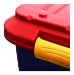 Caja Plastica Baul Organizador Plastico 90 Litros Reforzado  Azul - Image 7