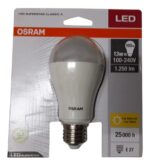 Lampara Led 13w Osram Luz Calida 1300 Lm Rosca E27 25000 Hs Amarillo - Image 3