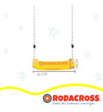 Hamaca Tabla Con Soga Rodacross Color Amarillo - Image 5