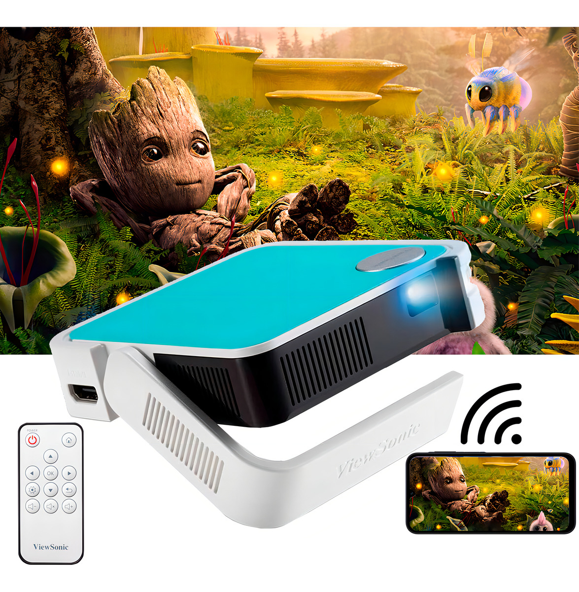 D_NQ_NP_782833-MLA99453096530_112025-F.jpg Proyector Portatil Viewsonic M1 Mini Led 120lm Wvga Blanco - Image 1