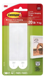 Set X4 Pares Tiras Adhesivas Xl Abrojo Command 3m Cuadros