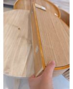 Estante Flotante Semicurvo Con Almacenamiento Interno - Image 2