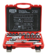 Kit Set De Dados Mecanicos 23 Piezas 1/2  Completo Acero