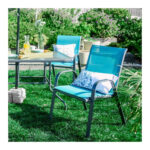 Silla Reposera De Jardin Exterior Aluminio Apilable En Ramos - Image 20