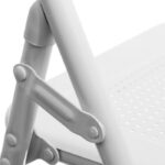 Silla Plegable Metalica Jardin Aire Libre Ramos Mejia Ultimo Modelo + Resistente Blanco Lisa - Image 6