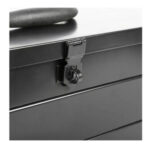 Caja De Herramientas Grande Reforzada Con Trabas Metalicas Negro - Image 4