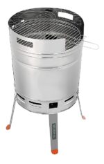 Parrilla A Carbon Tramontina Grill Acero Inox Tambor Ramos Plateado - Image 2