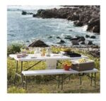 Mesa Plegable Camping De Plastico Tipo Maletin Reforzada - Image 9