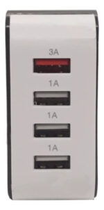 Cargador Usb Kolke Pared - 4 Puertos - Rapido Multiple Cargas Blanco - Image 2