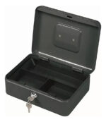 Cofre Porta Valores Arnik Cb-003 9x25x18cm Llave Metal Gris Oscuro - Image 3