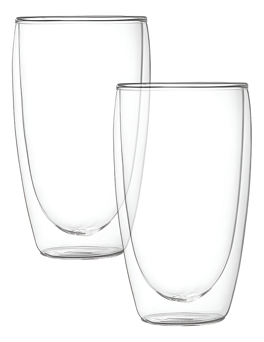 D_NQ_NP_789882-MLA96420726280_102025-F.jpg Set 2 Vasos Benabi Vidrio Doble Transparente 450ml Para Infusiones - Image 1