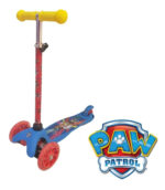 Monopatín Paw Patrol 3 Ruedas Luz Led Seguridad Reforzado Color Azul