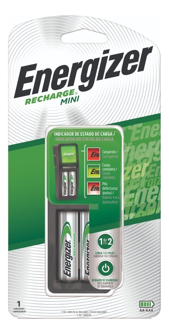 D_NQ_NP_797934-MLA99934503281_112025-F.jpg Cargador Energizer Mini + 2 Pilas Aa Recargable Incluidas - Image 1