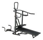 Cinta De Correr 4 En 1 Plegable Pantalla Caminar Caminadora Negro - Image 2