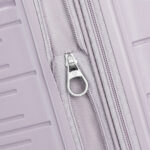 Valija Samsonite Reforzada Modelo 2024 Novedad Importada Lila Rayas - Image 3