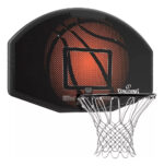 Aro Basquet Spalding Tablero Metalico Con Red Original Negro - Image 2
