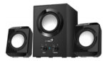 Parlantes Para Pc Notebook O Tv 2.1 Subwoofer Graves Genius Sw-2.1 300 10w Color Negro - Image 2