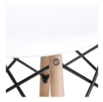 Juego De Comedor Irlanda Mesa Diseño Moderno + 4 Sillas Blanco Liso - Image 6