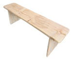 Banco De Madera Cipres Rustico Reforzado Calidad Premium